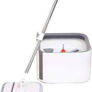 Whistle Mop Self Cleaning Spin, Rinse and Dry Mop, Dual-Edged Telescopic