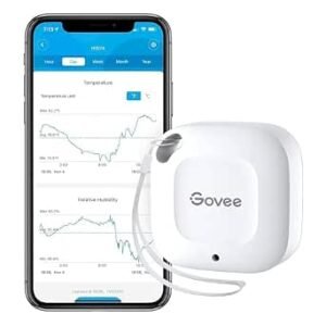 Govee Hygrometer Thermometer H5074 Mini Bluetooth Humidity Sensor for Room