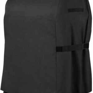 Heavy Duty BBQ Cover for Ziegler & Brown Ziggy Elite Triple Grill On Cart, Waterproof Gas Grill Cover for Ziggy Classic & Elite 3-Burner Mobile Trolley, All-Weather Outdoor Protector, Black