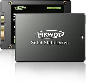 Fikwot FS810 128GB SATA SSD, 2.5" SATA Internal Solid State Drive 3D TLC NAND, Up to 560MB/s, 6Gb/s SSD for Laptop PC Desktop