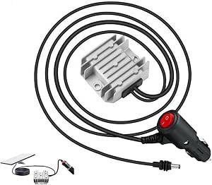 Starlink Mini DC Power Cable with Step-Up Converter (12V/24V to 30V) – 3M/10ft Car Cigarette Lighter Power Supply – Waterproof Voltage Stabilizer Adapter for RV, Truck, Overlanding & Camping