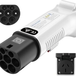 Type 2 to Australian 15A Adapter for Charging Stations & Wallboxes (240 V, 15 A, 3.6 kW) | Type 2 Male Plug to AU Mains Socket Type I for Caravan, RV, E-Bike & Heavy Duty Tools (Not for V2L)
