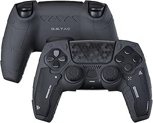 GeekShare G.S.TAC Tactical PS5 Controller Skin Set, Anti-Slip Silicone Protective Cover Skin Case for PS5 Wireless Controller with 2 Thumb Grip Caps and 2 Stickers - for Black Myth: Wukong