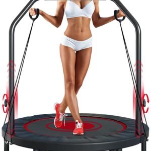 40" Rebounder Mini Trampoline, Fitness Trampolines Max Load 200KG