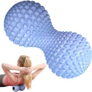 Manual Peanut Massage Ball Roller for Deep Tissue Massage,Upper Back Muscle Knotst Spine Foam Roller Yofascial Release, Physical Therapy Yoga Therapy Myofascial Release