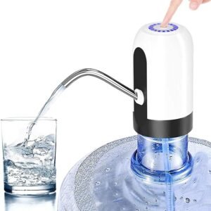 Water Bottle Pump 5 Gallon Electric Drinking Water Pump Portable Water Dispenser USB Charging Water Bottle Pump Water Bottle for Universal 2-5 Gallon Bottle