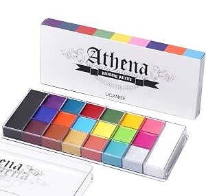 UCANBE Athena Face Body Paint Oil Palette 20 Colors
