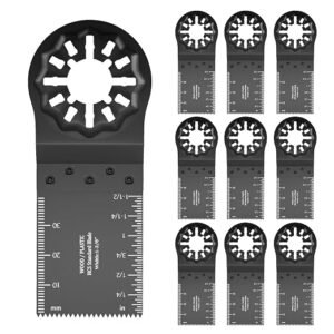 10Pcs 35mm Starlock Multitool Blades Accessories Wood Plastic