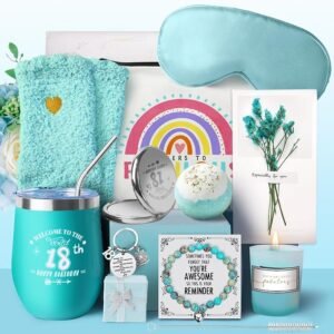 18th Birthday Gifts for Girls, 18 Birthday Gift Idea for Her, Happy Birthday Gifts Set for 18 Year Old Girl Daughter Sister Best Friend Girlfriend